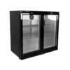 2 hinged door back bar cooler