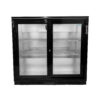 Back Bar Cooler - (2 door, sliding)