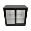 Back Bar Cooler - (2 door, sliding)