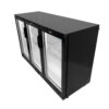 Back Bar Cooler - (3 door, hinged)