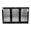 Back Bar Cooler - (3 door, hinged)
