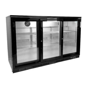 Back Bar Cooler - (3 door, sliding)