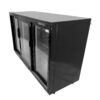 Back Bar Cooler - (3 door, sliding)