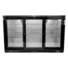 Back Bar Cooler - (3 door, sliding)