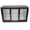 Back Bar Cooler - (3 door, sliding)