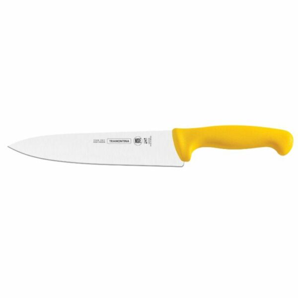 Cooks Knife - Tramontina - Yellow (200mm)