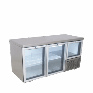 2.5 Glass Door Underbar Fridge 1722mm / 633L