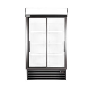 Double Sliding Door Beverage Cooler