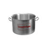 Düsseldorf Stainless Steel Stock Pot 31L with Lid and Fixed Side Handles
